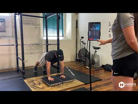 Plyometric Push-ups on HD Force Plates